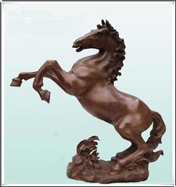 大型銅馬擺件